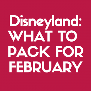 Discover what to pack for Disneyland in February!
