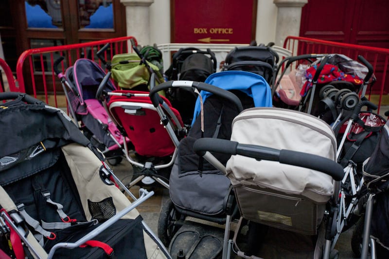 Making sure you bring a stroller to Disneyland is a very smart idea if you have a toddler