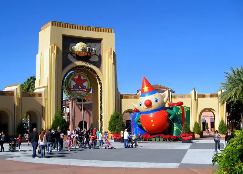 Universal Studios Florida in December
