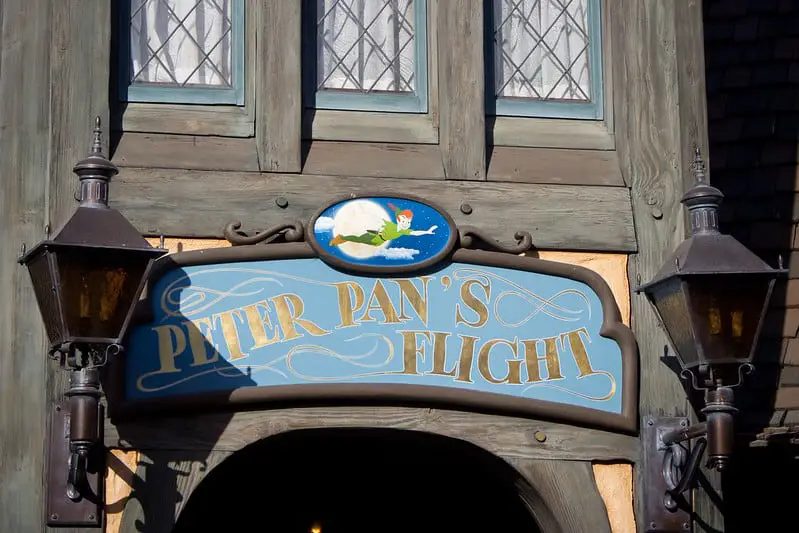 Peter Pan's Flight is a great ride for 3 Year Olds.