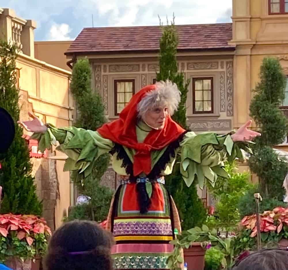 Befana The Christmas Witch at Disney World.