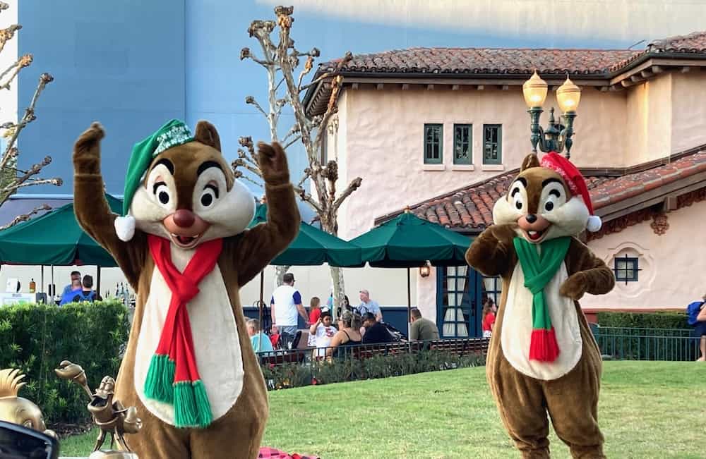 Chip and Dale at The Hollywood Studios.