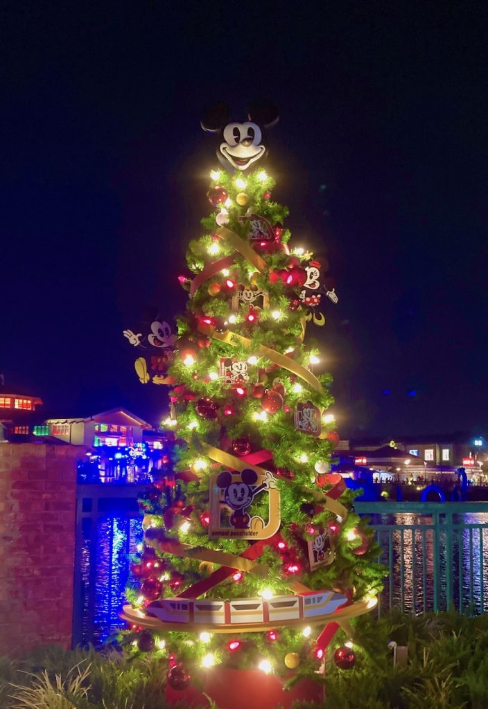 Disney Springs hosts the Christmas Tree Stroll.