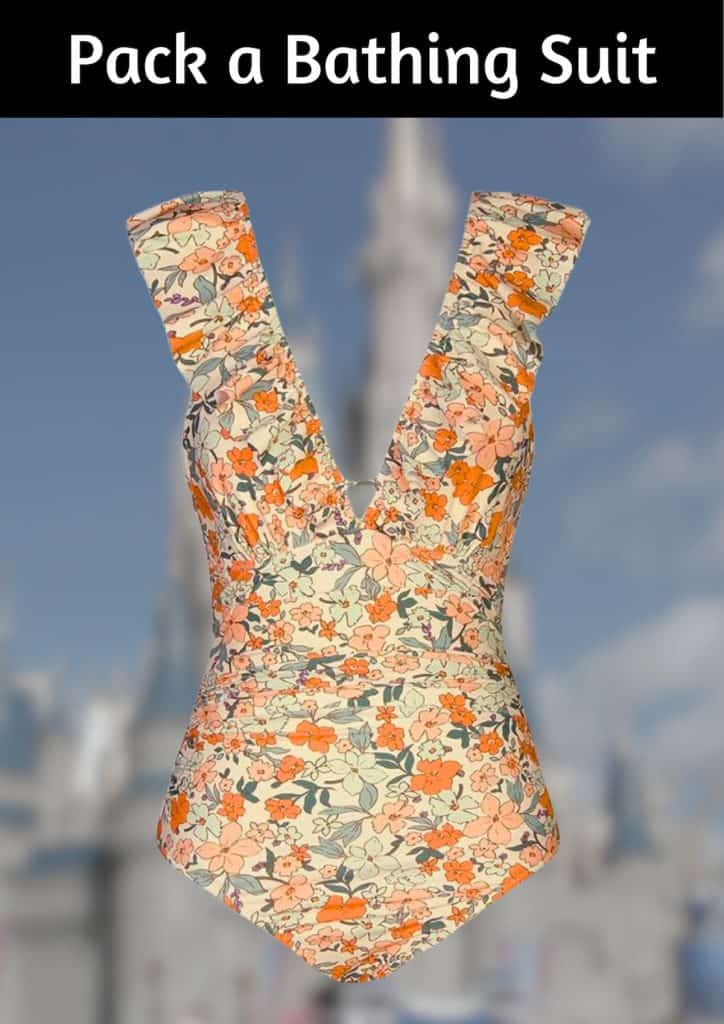 Packing a swimsuit for Disney World