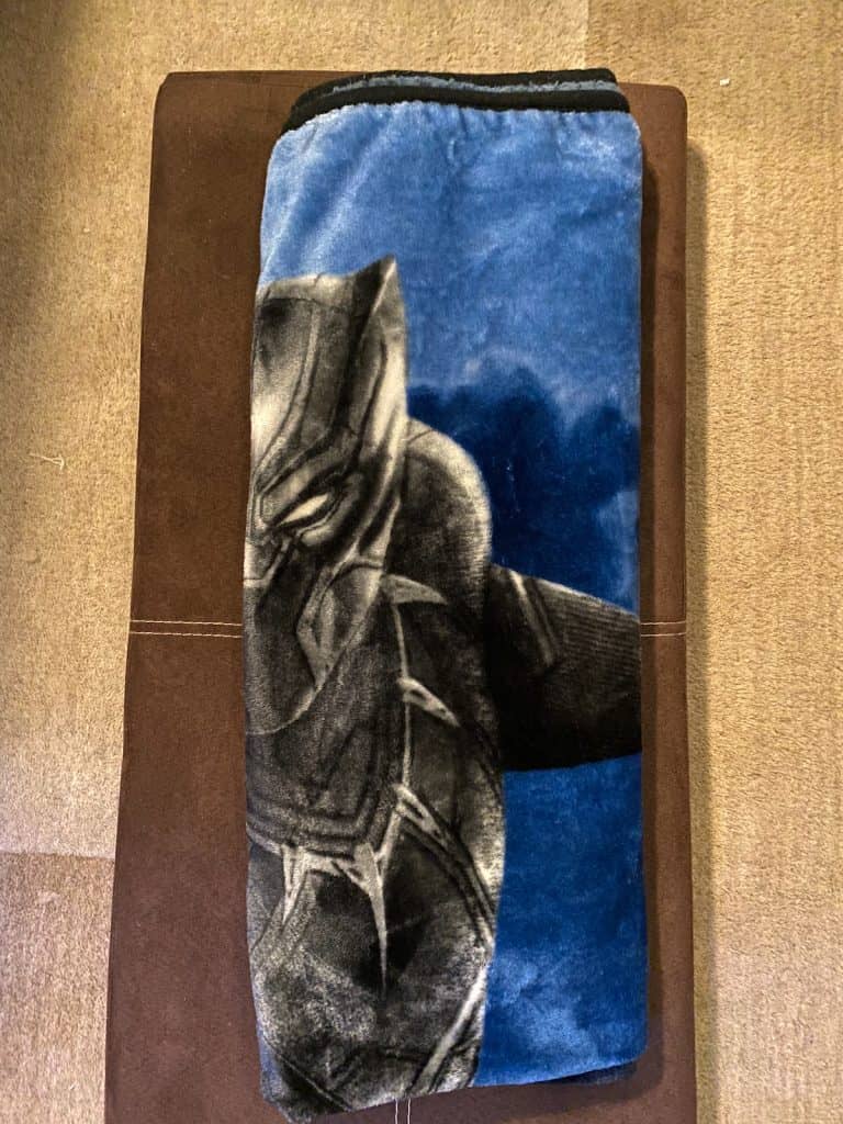 A warm blanket is an essential item for Disney World.